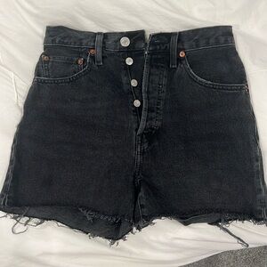 Re-done denim shorts